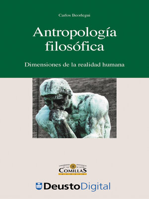 cover image of Antropología filosófica
